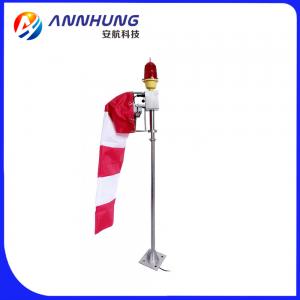 Buy cheap Internally Illuminated Heliport Wind Cone Windsock IP65 Stainless Steel 304 Pole product