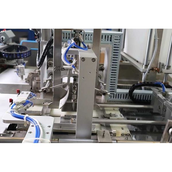 Servo Driven Surgical Glove Wrapping Machine For Paper Liner Wallet Pack