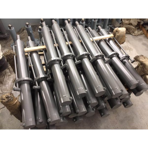 Heavy Duty Welded Double Acting Ram For Forklift Crane Dozer Aluminum Body