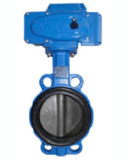 Quality Electric Wafer Centerline Butterfly Valves , Ductile Iron Butterfly Valve for sale