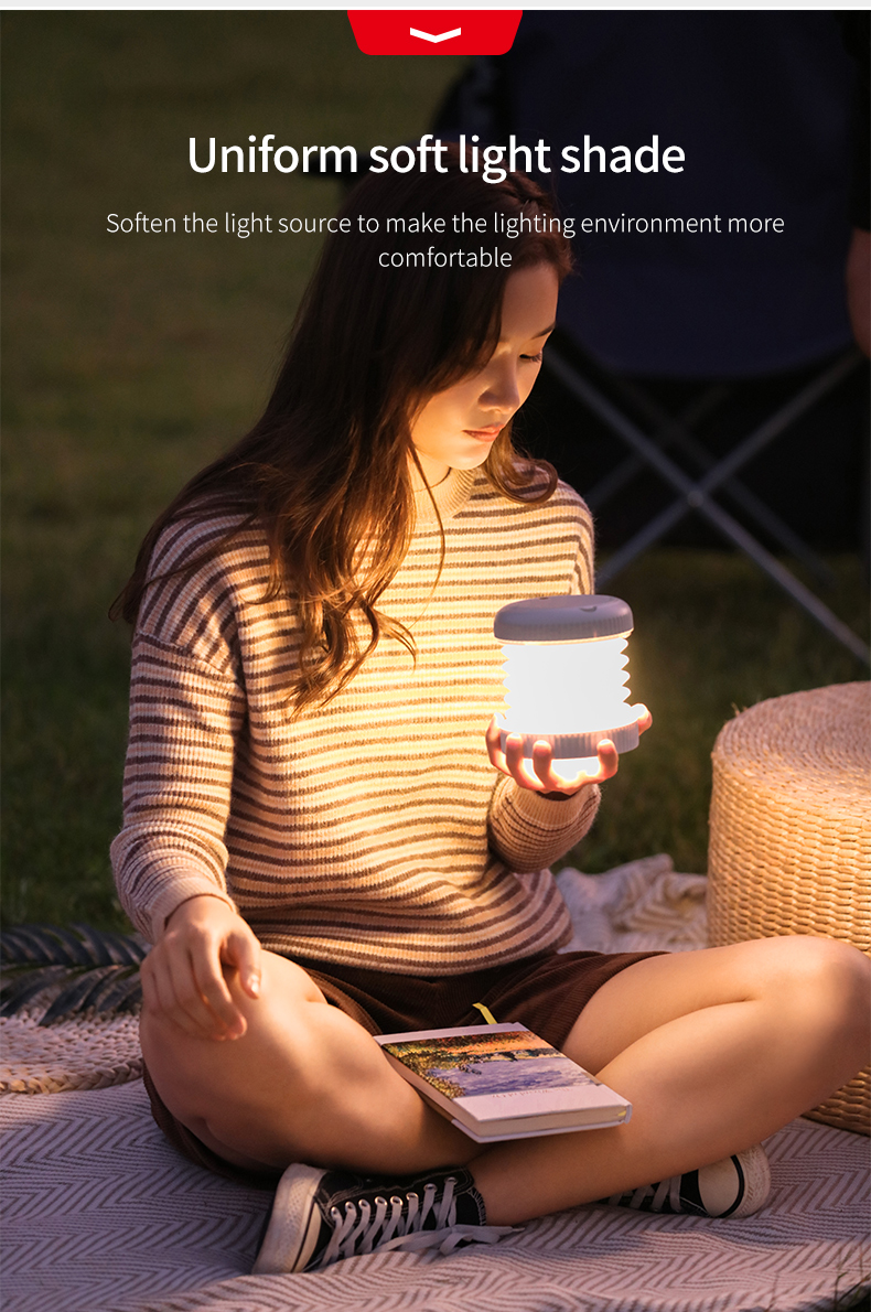 2022 New Portable Outdoor Multi-function Camping Tent Lights Rechargeable Waterproof Portable Emergency Lights