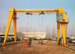 China 10 Ton 16 Ton 20 Ton Single Beam Gantry Crane Outdoor Using MH Model on sale