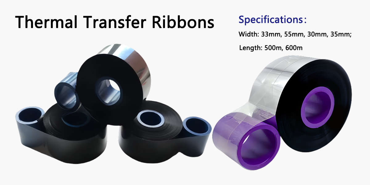 Customizable Thermal Transfer Ribbons Solvent Resistant Barcode Ribbon Roll