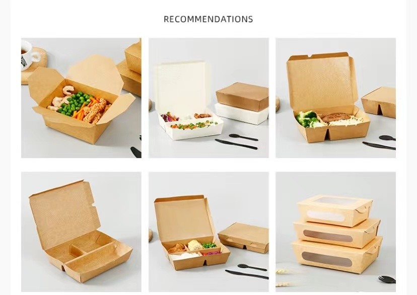 28oz To 74oz Food Container Paper Box Pastry Sushi To Go Box
