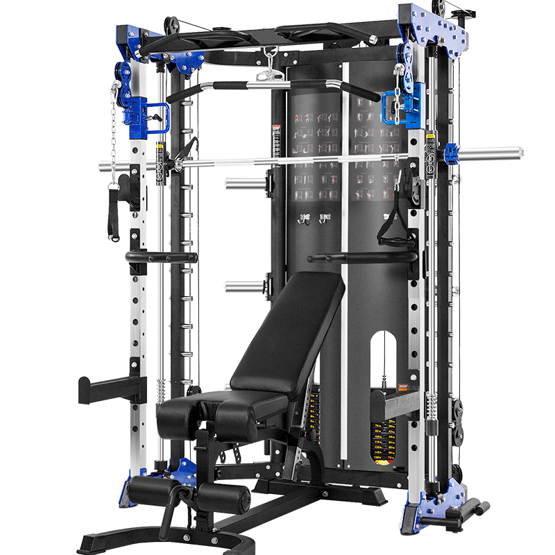 Power Squat Rack Home Gym Equipment Shoulder Chest Leg Press Smith Machine