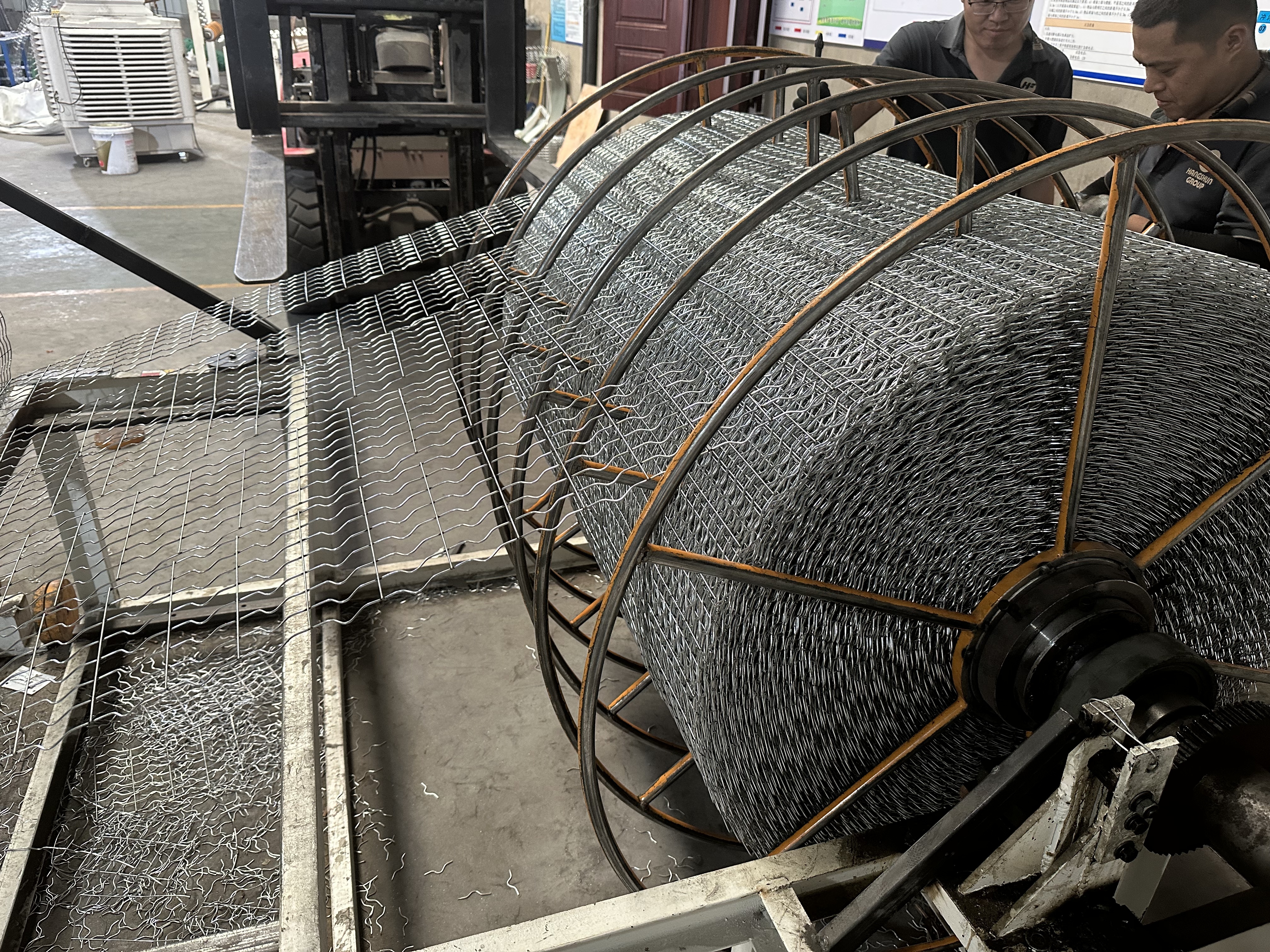 Gas Oil Pipeline Reinforcement Mesh 2.4MM Welded Galvanized 190.5mm Width