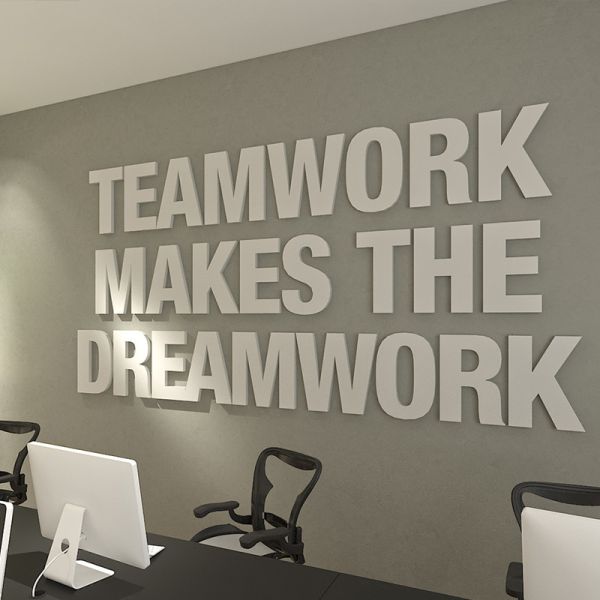 Acrylic 3D LED Letter Signage Input AC 100V-240V For Indoor Background Wall