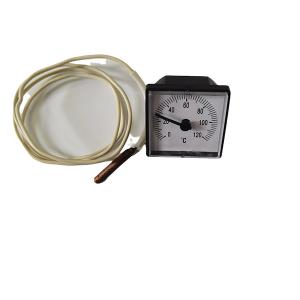 Buy cheap Capillary Temp Square 47x47MM Plastic Case Capillary Temperature Gauge 120C product