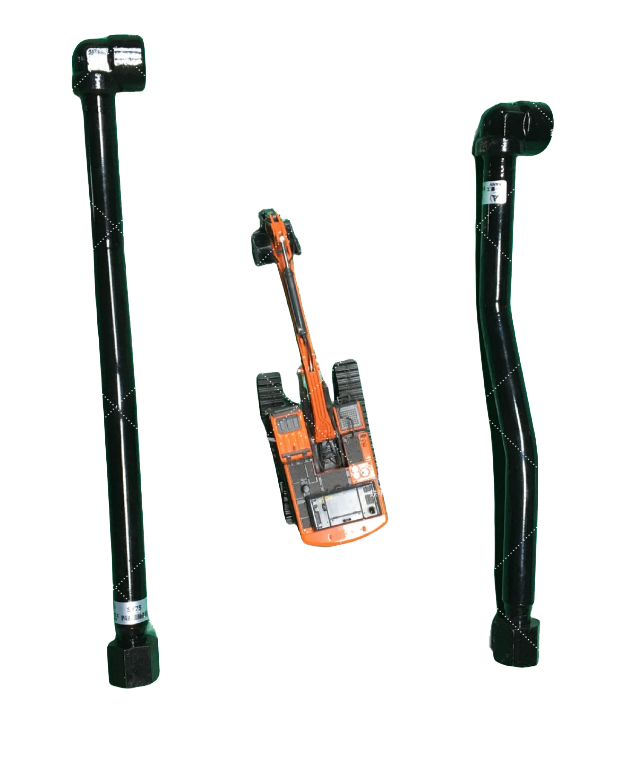 SY75 Excavator Hydraulic Oil Cylinder Steel Pipe Tubing Pipe Cylinder Pipeline Hydraulic Breaker Tube