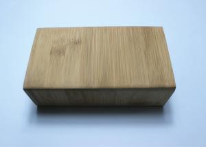 China Handmade Natural Color Packaging Bamboo Gift Box , Bamboo Wood Box With Hinged Lid on sale