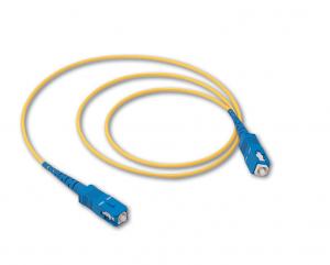 Buy cheap High Reliability Fiber Optic Patch Cord SC / UPC to SC / UPC SX SM 0.9mm LSZH product