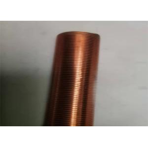 Buy cheap EN12735 CU-DHP Heat Exchanger Copper Finned Tube Customized product