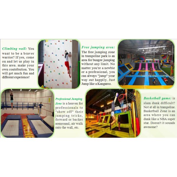 235M2 2017 Jumping Fitness Square Kids Cheap Sky Zone Indoor Trampoline Park Tremendous Multi-function Trampoline Park