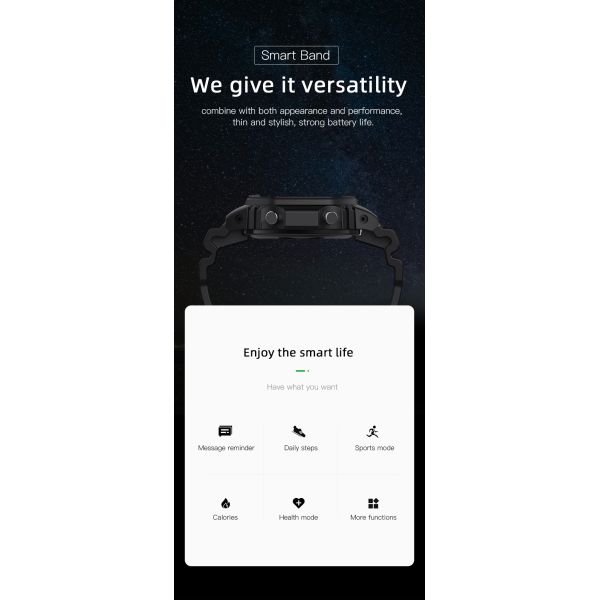 HAZEL HL12 BLE Smart Bracelet TFTD display 200 mAh Battery For Christmas Gift Hi Watch Hiwatch Droshipping