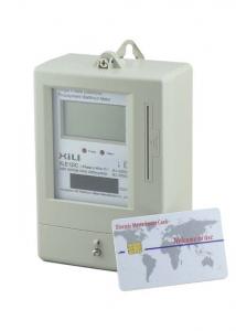 Buy cheap Single Phase Prepayment Smart Energy Meters with IC card AV 230V 50Hz or 60Hz product