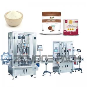 China Milk Powder Double Head Filling Machine Automatic AC 380V 50/60Hz on sale