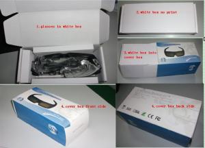 Buy cheap Bluetooth Active Shutter 3D TV Glasses , Infrared Samsung 3D Glasses product