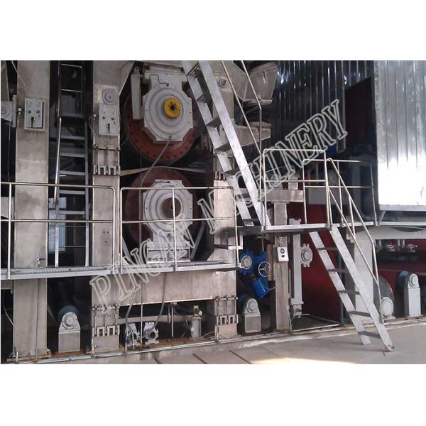 Corrugated Paper Small Scale Manufacturing Machines Two Floors High Configuration