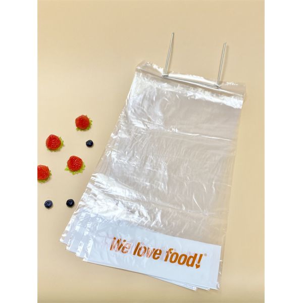 Poly PP Wicket Bag Bread Bag Transparent Package Printed 10 Colours