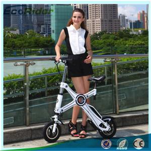 Buy cheap Light Weight Foldable Electric Bicycle with Seat , Electric Bike Kit Lithium Battery product