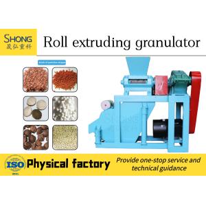 Double Roller Pressing Fertilizer Granulator Machine 22KW Granulation Plant
