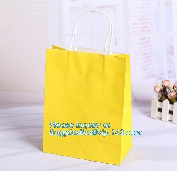wrapping handle brown printed paper packaging bag with own logo,Gold Foil Thick Black Cardboard Shopping Paper Bag PACK
