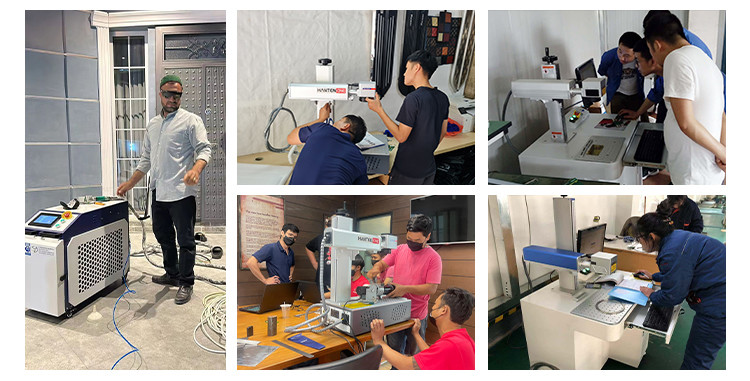 Pulse laser rust cleaning machine Backpack 100w coating and paint removal hand-held laser cleaning machine