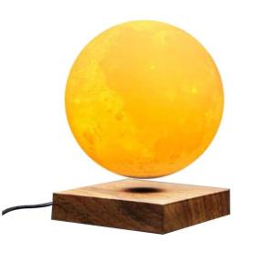 Buy cheap square wooden base magnetic floating levitate bottom moon bulb lamp 6inch product