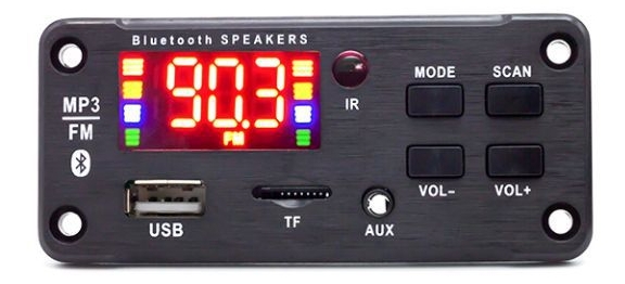 FLAC Supported 2*40W Car Bluetooth Audio Motherboard for Lossless Music Decoding