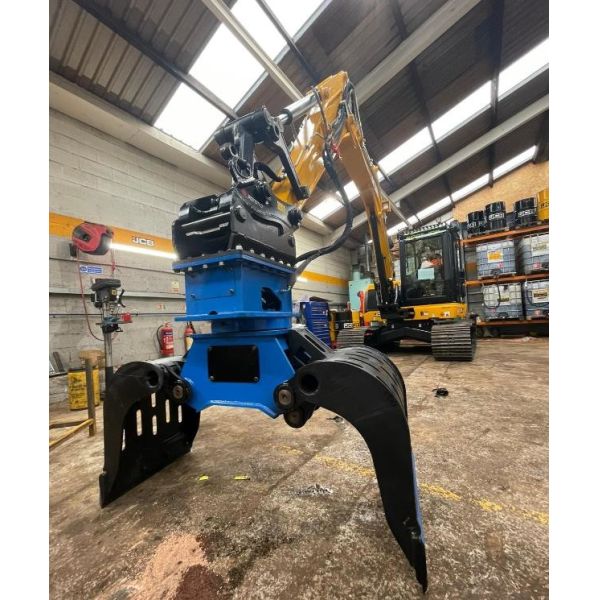 Hot Sale 6-10 Ton Excavator Sorting Grab Metal Scrap Hydraulic Stone Square Rotating Demolition Grapple