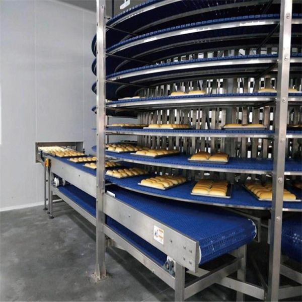 Food Spiral Cooling Tower Used in Bread Production Line
