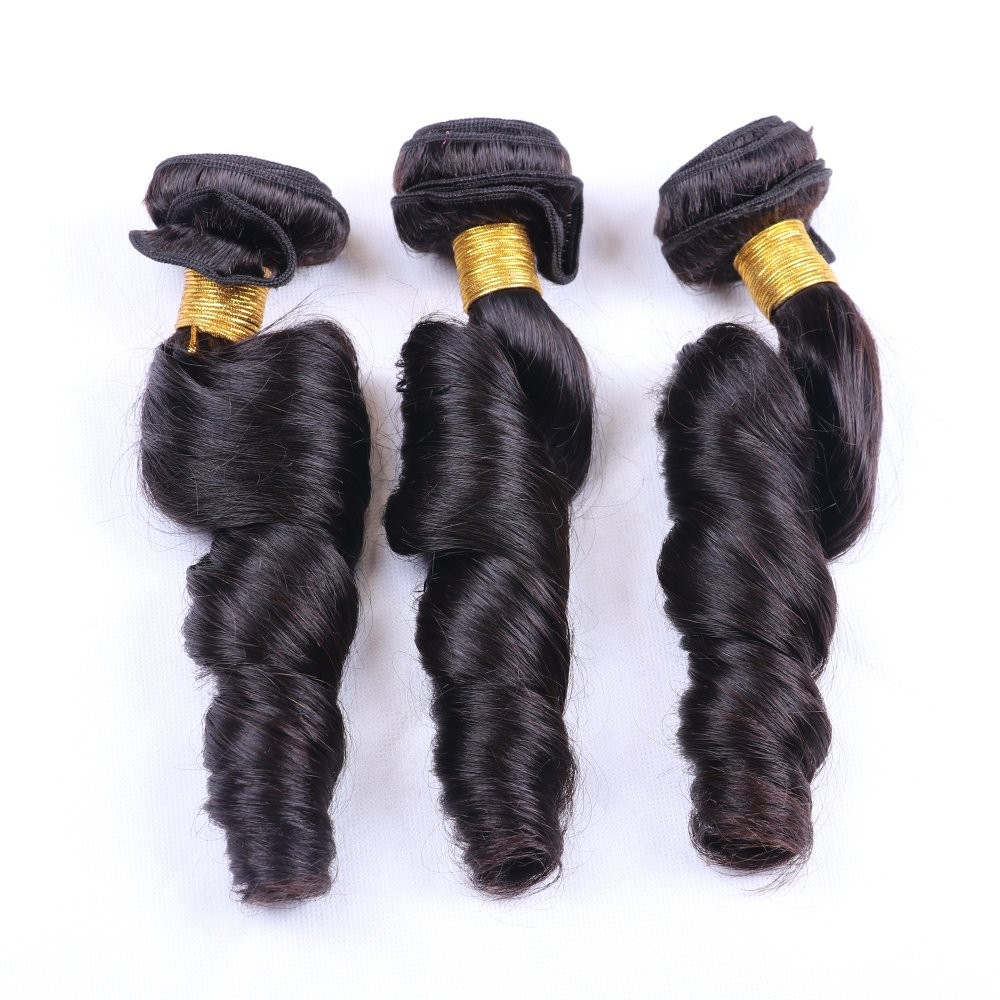 Peruvian Bouncy Fummi Curly 100% Human Hair Remy Hair Extensions
