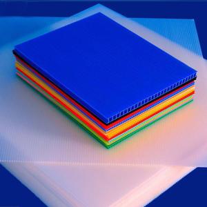 Buy cheap 12mm Thick Eco Fluted Polypropylene Sheet Plastic Hollow Board product