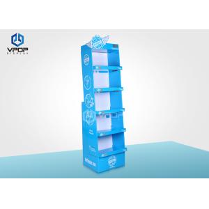 Buy cheap Food/Clothes Cardboard Shelf Display , Promotion Retail Cardboard Display Stands product