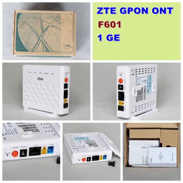 1GE Ethernet Port Optical Network Terminal F601 FTTH ZTE Modem Router