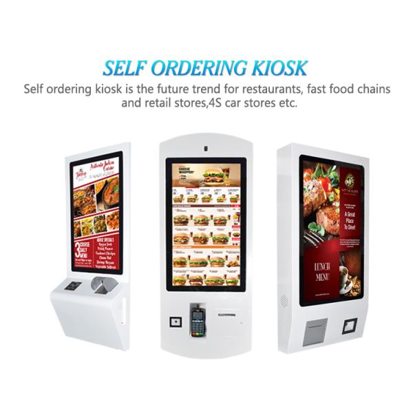Interactive Self Ordering Kiosk 32 Inch Self Service Android Or Windows Optional