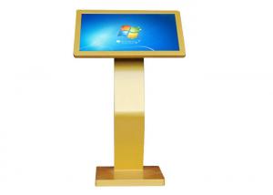 Buy cheap Golden Color shopping mall kiosk touch screen Kiosk monitor advertising , MAD -215T-P product