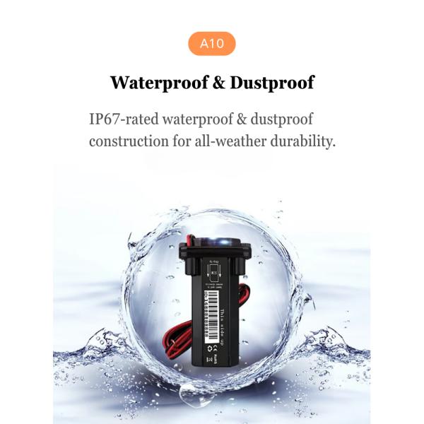 3 Wires 4 Wires 4G 2G Waterproof GPS Locator for 9 to 90V Vehicle Cars Motorcycles Taxis Trucks SUV Sedans Pickup Scooter