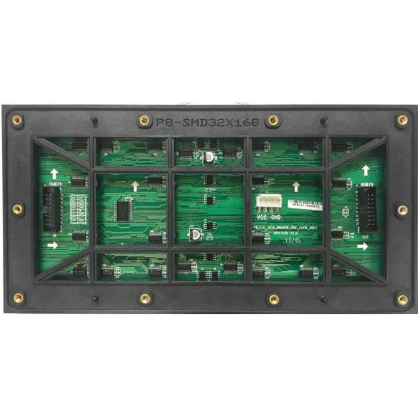 P8 LED Outdoor IP65 Waterproof Durable Outdoor SMD LED Display 32 Dots * 16 Dots High Resolution Shenzhen Factory