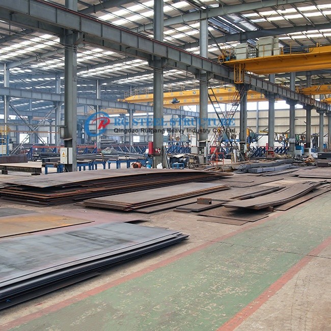 Metal Building Construction Industrial Prefabricated Metal Warehouse Fire Resistance