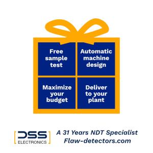 Continuous Digital Flaw Detection Using Ultrasonic High Efficiency