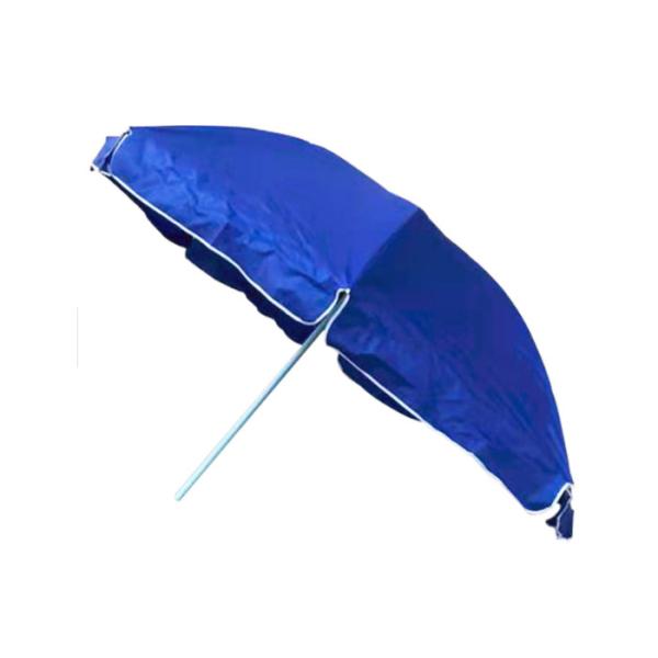 Sun Protect Retractable Beach Umbrella , Sun Shade Umbrella For Beach Two Layers
