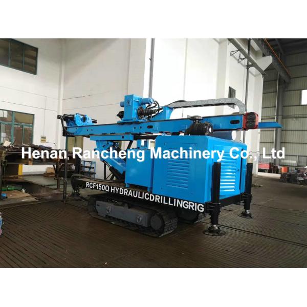 Hydraulic Engineering Drilling Rig 150m Depth 74KW Engine Power Anchor Drilling Rig