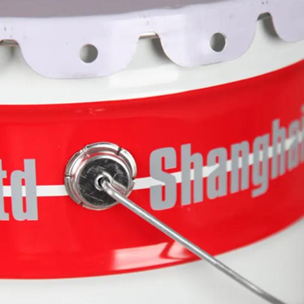 Origin Sturdy Lightweight Iron Paint Tinplate Bucket With Easy Cleaning And Sturdy Metal Handle