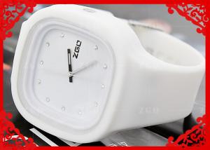Buy cheap Customized logo really 3 atm waterproof ss.com silicone Jelly watches with removable face product