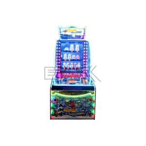 Coin Operated Lottery Game Machine Clown Frenzy Push Clown 220V