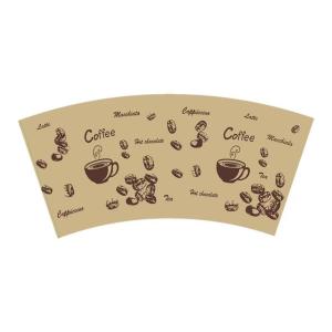 Buy cheap 150ML Flexo Printed Paper Cup Fan 100% Degradable Material product