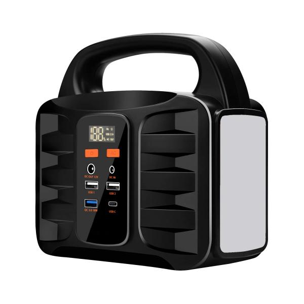 Solar Powered Portable Power Station 220v Ac Outlet 150W 50000mAh Generator Supply