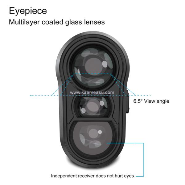 kaemeasu Golf Range Finder CR2 Battery Model Telescope Flagpole Lock Angle Measuring Distance Meter M1000