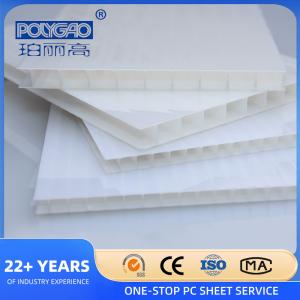 Composite co extrusion Coating 100% Virgin Polycarbonate Twin Wall Hollow